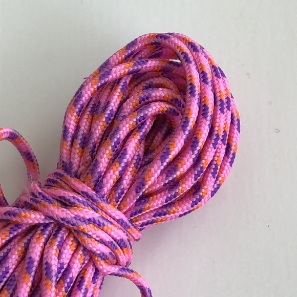 5/$10  9 YARDS 2MM Paracord Parachute Cord PINK PURPLE ORANGE - Picture 2 of 4